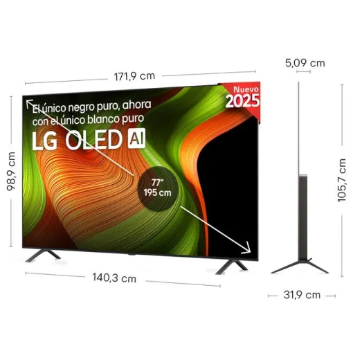 Televisión OLED 77" Ultra HD Smart OLED77B56LA LG