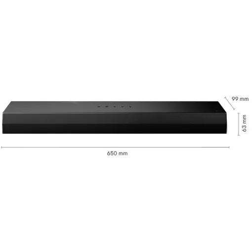 Barra de sonido negra, S20A 2.0, 50W, Bluetooth 5.3, HDMI-ARC LG