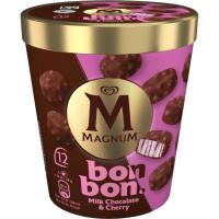 Helado bombón cherry MAGNUM, tarrina 204 ml
