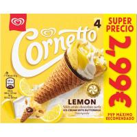 CORNETTO limoi kono izozkia, sorta 4x90 ml CORNETTO limoi kono izozkia, sorta 4x90 ml