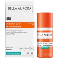 Protector solar piel mixta SPF50 BELLA AURORA, dosificador 30 ml Protector solar piel mixta SPF50 BELLA AURORA, dosificador 30 ml