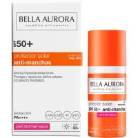 Protector solar piel seca SPF50+ BELLA AURORA, dosificador 30 ml Protector solar piel seca SPF50+ BELLA AURORA, dosificador 30 ml