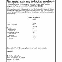 Base pizza tradizionale DR. OETKER, 2 uds, caja 610 g