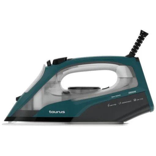 Plancha de vapor azul petroleo, 2800W, PTFSI2801 TAURUS Plancha de vapor azul petroleo, 2800W, PTFSI2801 TAURUS