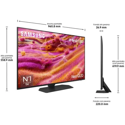 Televisor Neo QLED 43" 4K Smart TQ43QN90FAT SAMSUNG