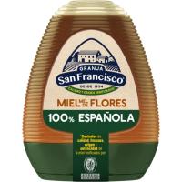 Miel milflores nacional GRANJA SAN FRANCISCO, dosificador 350 g Miel milflores nacional GRANJA SAN FRANCISCO, dosificador 350 g