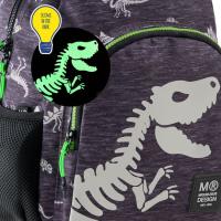 Mochila escolar RPET Doble London T-Rex, 25,5 x 35 x 16 cm. 12 L MIQUELRIUS