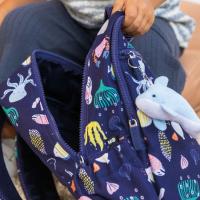Mochila escolar RPET Triple Lisboa  Sea World, 27 x 37 x 18 cm, 20 L MIQUELRIUS