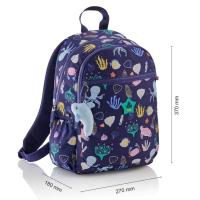 Mochila escolar RPET Triple Lisboa  Sea World, 27 x 37 x 18 cm, 20 L MIQUELRIUS