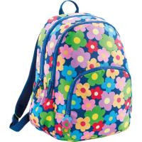 Mochila escolar RPET Triple Oslo Flor Agatha , 28 x 40 x 16 cm. 20 L MIQUELRIUS