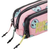 Portatodo Triple Don¿t Panic poliester reciclado(RPET), 22 x11,5x 6 cm MIQUELRIUS