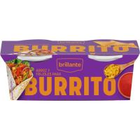 BRILLANTE burrito arroz edalontzia, sorta 2x125 g