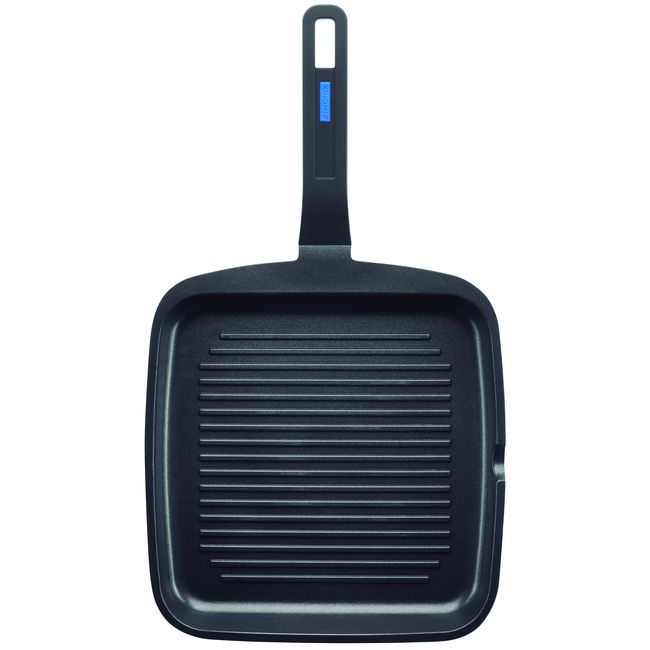 Grill asador con rayas de aluminio fundido, apto para todo tipo de cocinas, Solid Pro MONIX, 28x28 cm