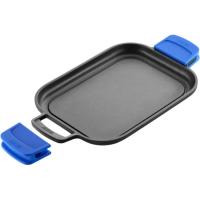 Plancha de asar lisa, aluminio fundido, apta para todo tipo de cocinas, Solid Pro MONIX, 32x24 cm