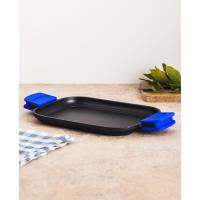 Plancha de asar lisa, aluminio fundido, apta para todo tipo de cocinas, Solid Pro MONIX, 32x24 cm