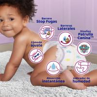 Pañal extra absoción Talla 5+ DODOT ACTIVITY, caja 126 uds