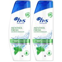 Champú menthol H&S, pack 2x300 ml Champú menthol H&S, pack 2x300 ml