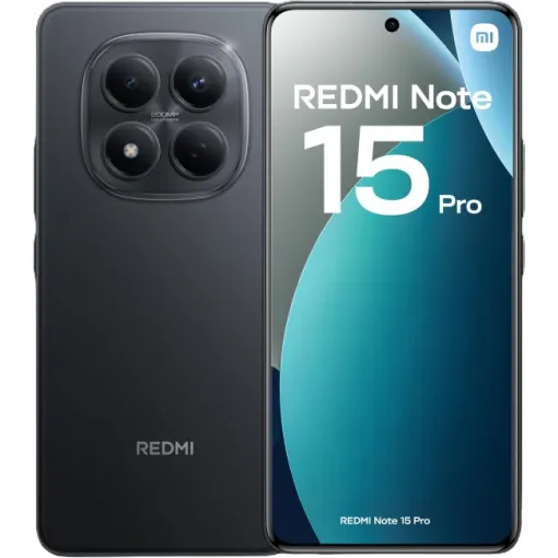 Smartphone libre black 8+256 GB, Redmi note 15 PRO XIAOMI Smartphone libre black 8+256 GB, Redmi note 15 PRO XIAOMI