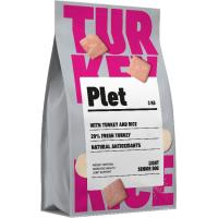 Alimento light de pavo-arroz perro adulto senior PLET, saco 3 kg Alimento light de pavo-arroz perro adulto senior PLET, saco 3 kg
