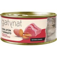 Alimento de atún-boniato para gato GATYNAT GRAIN FREE, lata 85 g Alimento de atún-boniato para gato GATYNAT GRAIN FREE, lata 85 g
