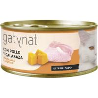 Alimento de pollo-calabaza gato GATYNAT GRAIN FREE, lata 85 g Alimento de pollo-calabaza gato GATYNAT GRAIN FREE, lata 85 g