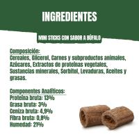 Mini sticks sabor búfalo para perro PURINA ADVENT., bolsa 90 g