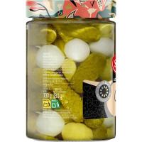 Cocktail de aceitunas y encurtidos SERPIS, frasco 180 g