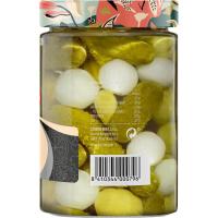 Cocktail de aceitunas y encurtidos SERPIS, frasco 180 g