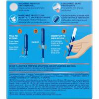 Tampón súper plus TAMPAX COMPAK PEARL, caja 20 uds