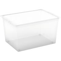 Caja plástico con tapa y ruedas C-BOX, capacidad 50 litros CURVER, 30,5x38,5x55 cm