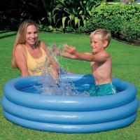 Piscina hinchable infantil 3 aros azul 156 L, edad rec:+2 años INTEX, Ø114x25 cm