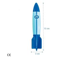 Juego acuático: torpedos de colores, edad rec:+6 años INTEX, pack 4 uds