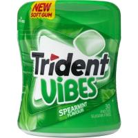 Chicle vibes sabor hierbabuena TRIDENT, bote 70,2 g