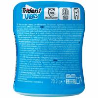 Chicle vibes sabor menta TRIDENT, bote 70,2 g