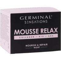 Crema de noche Mousse Relax GERMINAL SENSATIONS, tarro 50 ml