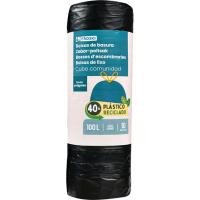 Bolsa de basura comunidad 100 L EROSKI, paquete 10 uds Bolsa de basura comunidad 100 L EROSKI, paquete 10 uds
