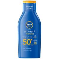 Loción solar SPF50+ NIVEA PROTEGE&HIDRATA, bote 100 ml