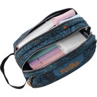Estuche 3 compartimentos Agapec Grafer 5L$, 12x11x23 cm TOTTO