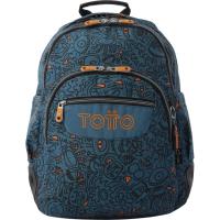 Mochila escolar Rayol Graffer, 33 x 44 x 13,5 cm, 20 l, bolsilo porta PC TOTTO
