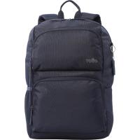 Mochila juvenil Cloud negra con porta PC, 31 x 46 x 15 cm TOTTO