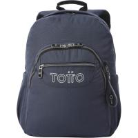 Mochila juvenil azul con porta PC, 33 x 44 x 14 cm 20 L TOTTO