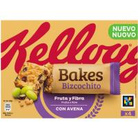 Bizcochito All-bran chocolate KELLOGG`S, caja 180 g