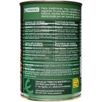 Garbanzos con verduras EROSKI, lata 430 g