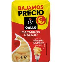 Macarrón rayado GALLO, paquete 400 g Macarrón rayado GALLO, paquete 400 g