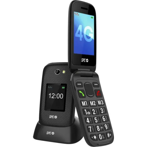 Teléfono móvil solo voz, negro, HARMONY 2, 4G SPC