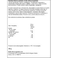 Gamba pelada Mediterráneo DELFÍN, bolsa 160 g