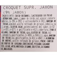 Croqueta de jamón, al peso, compra mínima 200 g
