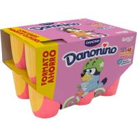 Danonino Petit de fresa-plátano DANONE, pack 12x50 g