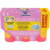 Danonino Petit de fresa-plátano DANONE, pack 12x50 g