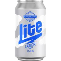 Cerveza Lite Lager BASQUELAND, lata 33 cl Cerveza Lite Lager BASQUELAND, lata 33 cl